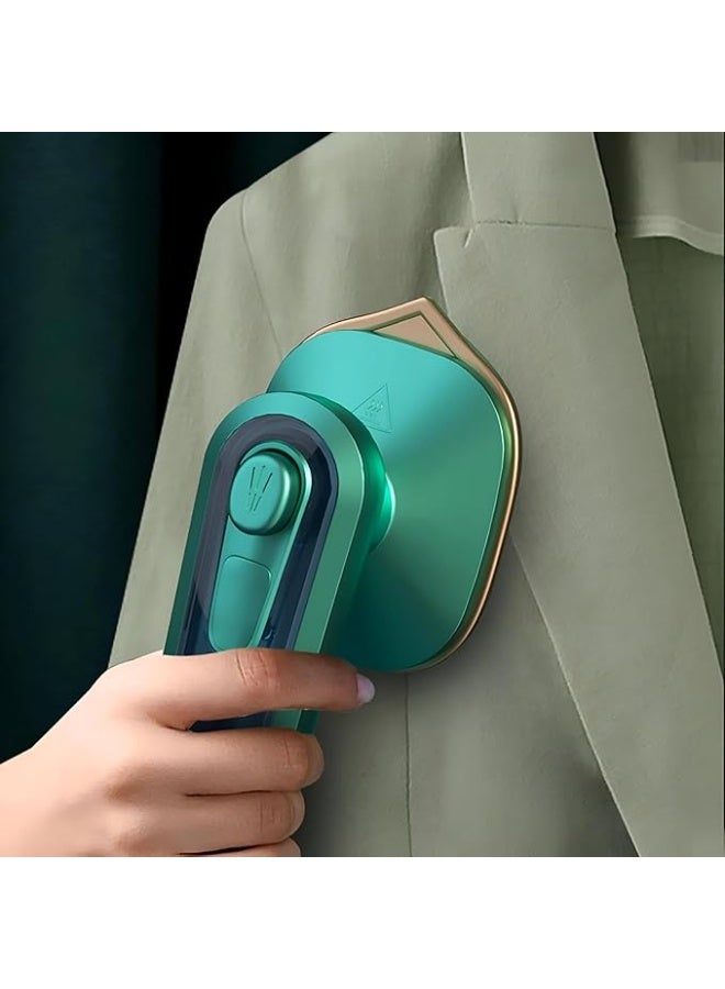 This mini steam iron for clothes, perfect for travel and trips, features an attractive design, high quality, and an elegant color. Made from high-quality materials, it's easy to use, providing a comfortable and ideal user experience. - Image 2